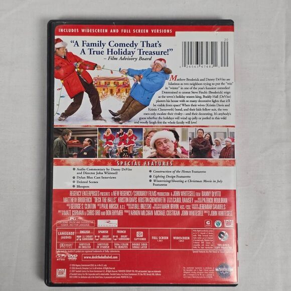 Deck The Halls DVD Holiday Comedy DeVito Broderick - Picture 3 of 3